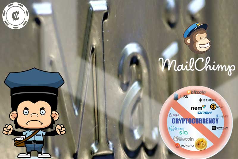 mailchimp bans crypto currency